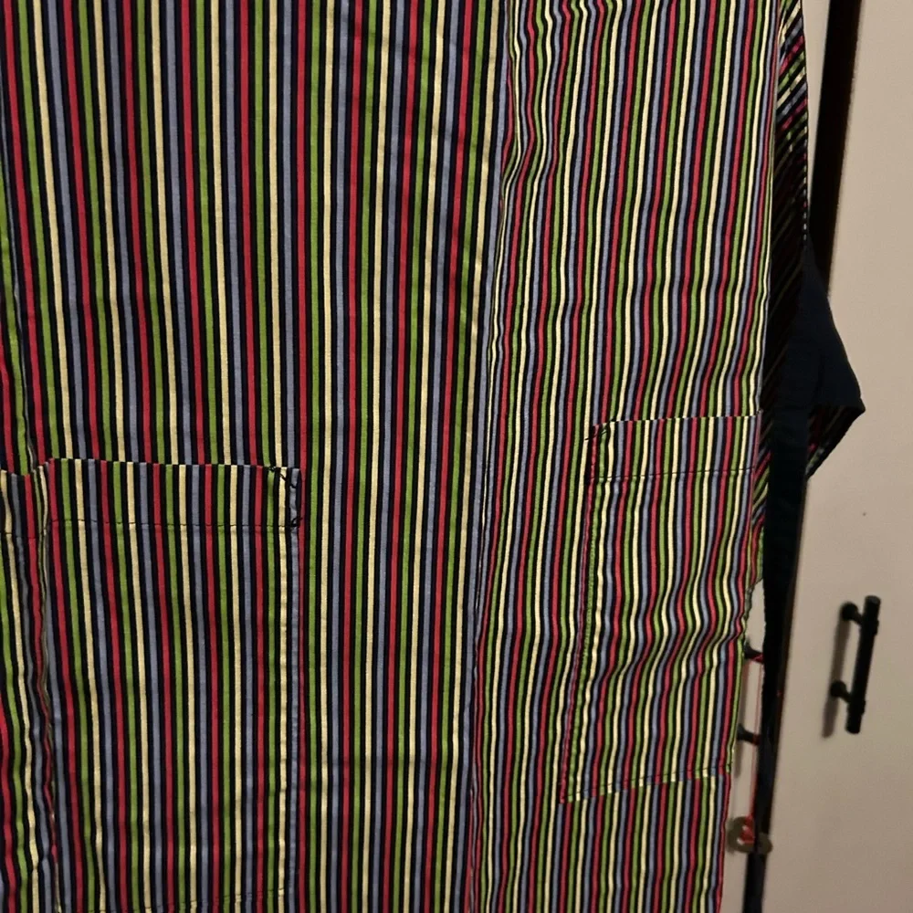 Striped Apron with Adjustable Straps